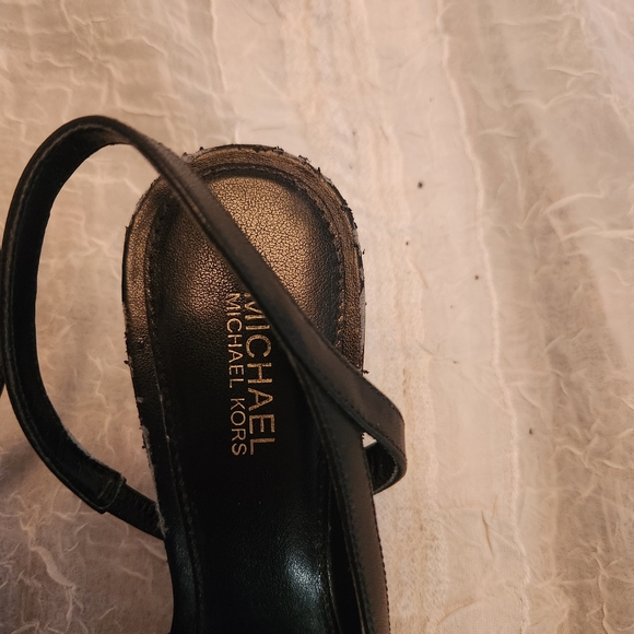 Michael Kors Black Women's Slingback Heels - Picture 4 of 8